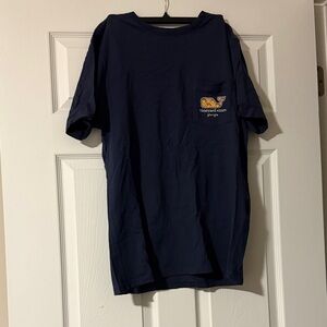 Vineyard Vines Navy Blue Short Sleeve Tee- Georgia